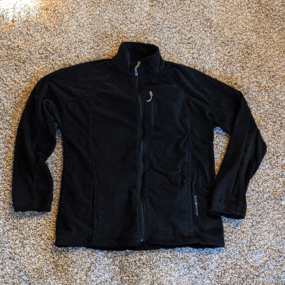 Black diamond fleece zip jacket Sz L
